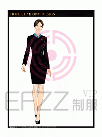 酒店大堂經理服務制服設計651