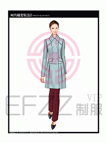 女職業裝OL大衣設計圖147