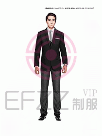 男職業(yè)裝西服設(shè)計圖278