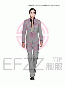 男職業(yè)裝西服設(shè)計圖336