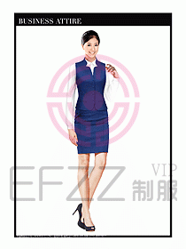 空姐職業(yè)服裝設計效果圖413