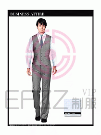 男職業(yè)裝商務(wù)馬夾設(shè)計(jì)123