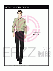 酒店西餐廳領(lǐng)班制服設(shè)計圖059