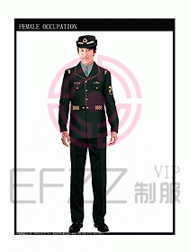 獵裝保安服設(shè)計服裝圖270