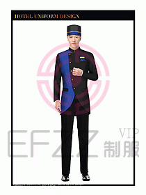 酒店門(mén)童行李生制服設(shè)計(jì)圖886