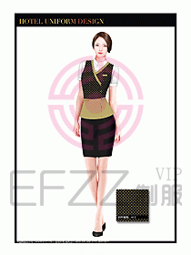 SPA休閑會所服務(wù)員制服設(shè)計345