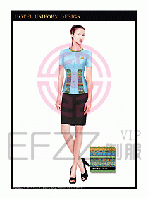 SPA休閑會所服務(wù)員制服設(shè)計346
