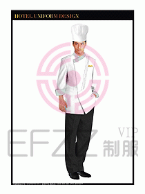 酒店廚師服裝設計圖253