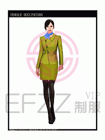 專(zhuān)賣(mài)店?duì)I業(yè)員服裝設(shè)計(jì)圖1001