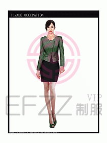 專(zhuān)賣(mài)店?duì)I業(yè)員服裝設(shè)計(jì)圖1021