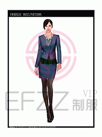 專賣店營業(yè)員服裝設計圖1064