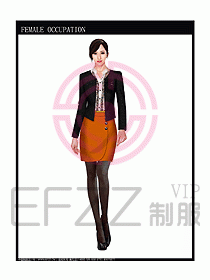 專賣店?duì)I業(yè)員服裝設(shè)計(jì)圖1079