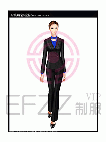 專賣店營業(yè)員服裝設(shè)計圖1123