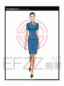 專賣店營業(yè)員服裝設(shè)計圖1146