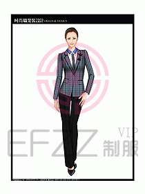專賣店營業(yè)員服裝設(shè)計圖1180