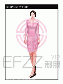 專賣店營業(yè)員服裝設(shè)計圖1191
