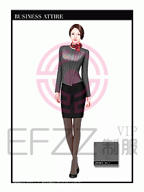 專賣店?duì)I業(yè)員服裝設(shè)計(jì)圖1202
