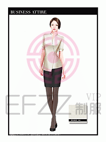 專賣店營業(yè)員服裝設計圖1210
