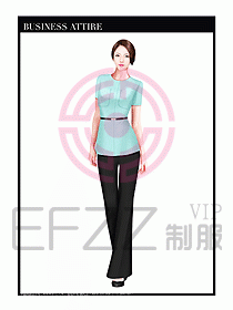 專賣店營業(yè)員服裝設(shè)計圖1216