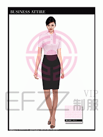 女職業(yè)裝短袖襯衫設(shè)計(jì)圖274