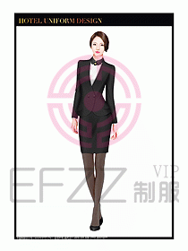 酒店大堂服務(wù)員制服設(shè)計圖732