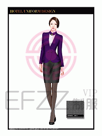 酒店大堂服務(wù)員制服設(shè)計(jì)圖733