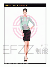 SPA按摩技師制服設(shè)計圖851