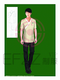 SPA按摩技師制服設(shè)計圖925