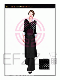 酒店西餐服務員制服設(shè)計935