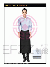 酒店西餐服務員制服設計934