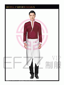 酒店西餐服務(wù)員制服設(shè)計(jì)991