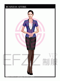 職業(yè)空姐裝制服設(shè)計圖525
