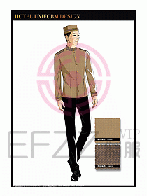 酒店門童保安行李生制服設(shè)計(jì)948