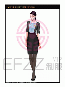 酒店大堂服務(wù)員制服設(shè)計(jì)761