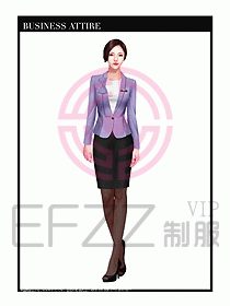 職業(yè)裝空姐服制服設(shè)計圖672