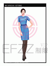 職業裝空姐服制服設計圖703