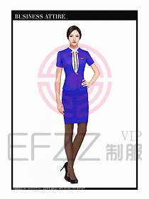 職業裝空姐服制服設計圖706
