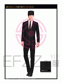 酒店門(mén)童保安行李生制服設(shè)計(jì)988