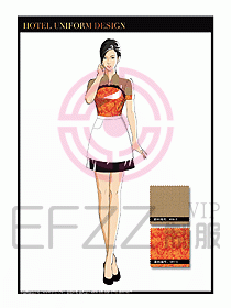 餐飲中餐傳菜員制服設(shè)計116