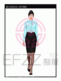 職業(yè)裝空姐服制服設(shè)計(jì)圖747