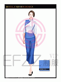 按摩技師美容制服設(shè)計1141