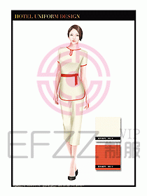 按摩技師美容制服設(shè)計1147