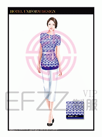 按摩技師美容制服設(shè)計1162