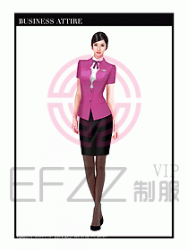 職業(yè)裝空姐服制服設(shè)計圖774