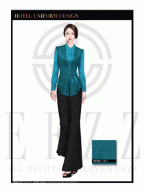 酒店制服西餐咨客服裝設(shè)計(jì)圖495