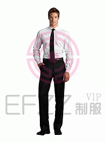 男裝長袖襯衫045
