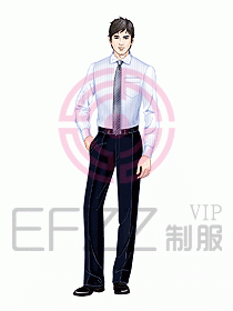 男裝長(zhǎng)袖襯衫094