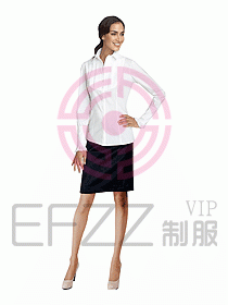 女裝長袖襯衫080