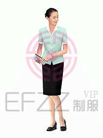 接待服務員服裝040