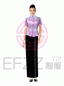 西餐咨客服裝116